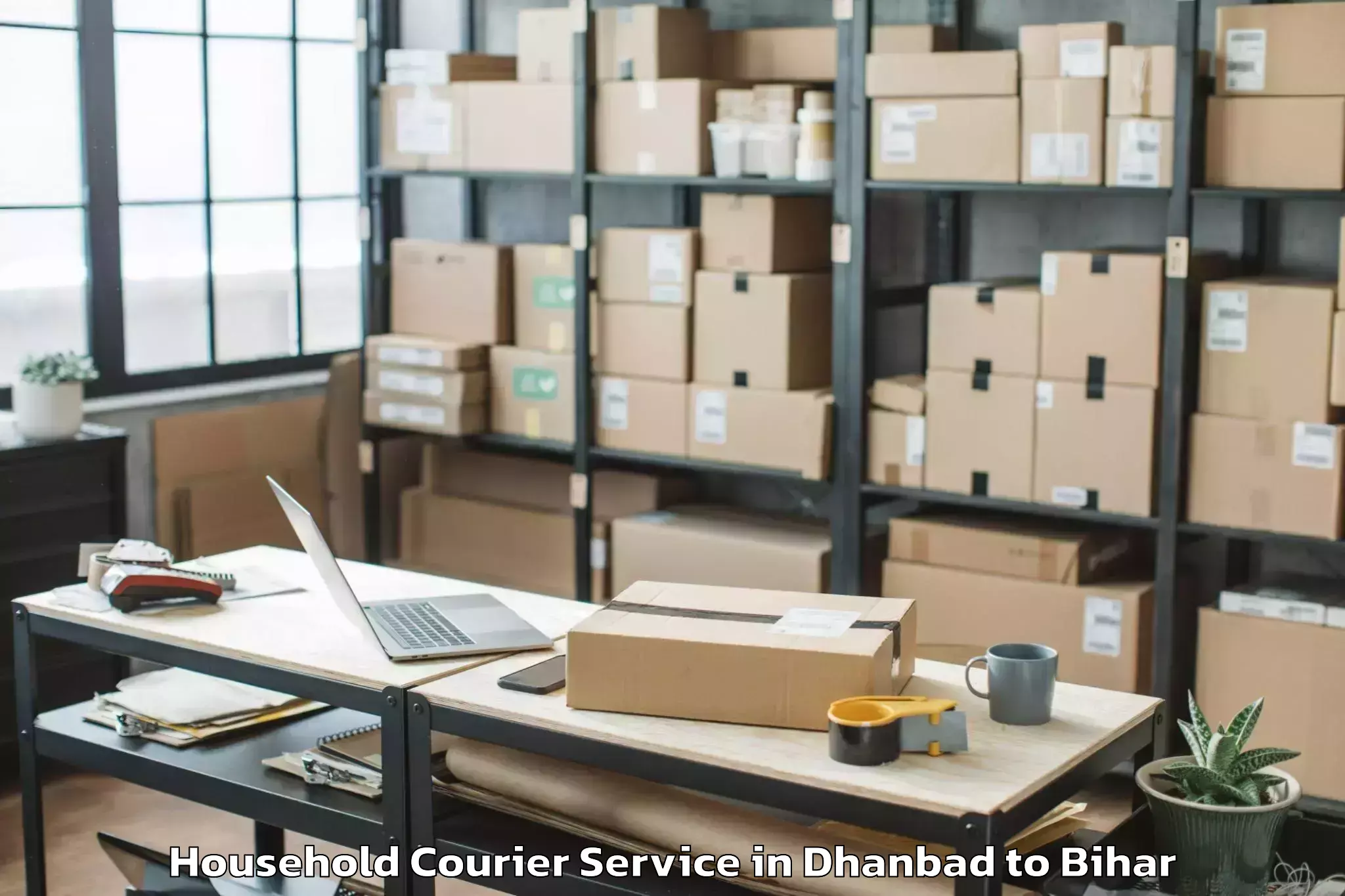 Quality Dhanbad to Chhorahi Household Courier